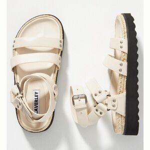 Caverley Albert Gladiator Sandal ivory size 8 NIB
